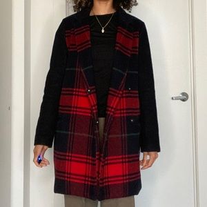 Gap top plaid coat